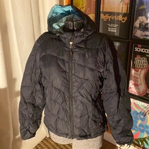 Isis Black & Teal Puffer Jacket